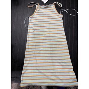 Striped freshman dress girls small